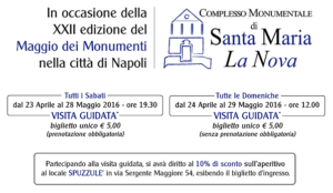 Maggio dei Monumenti 2016 - Complesso Monumentale di S. Maria la Nova
