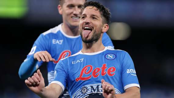 SSC Napoli. In campo con Mertens, gli azzurri sono completamente diversi