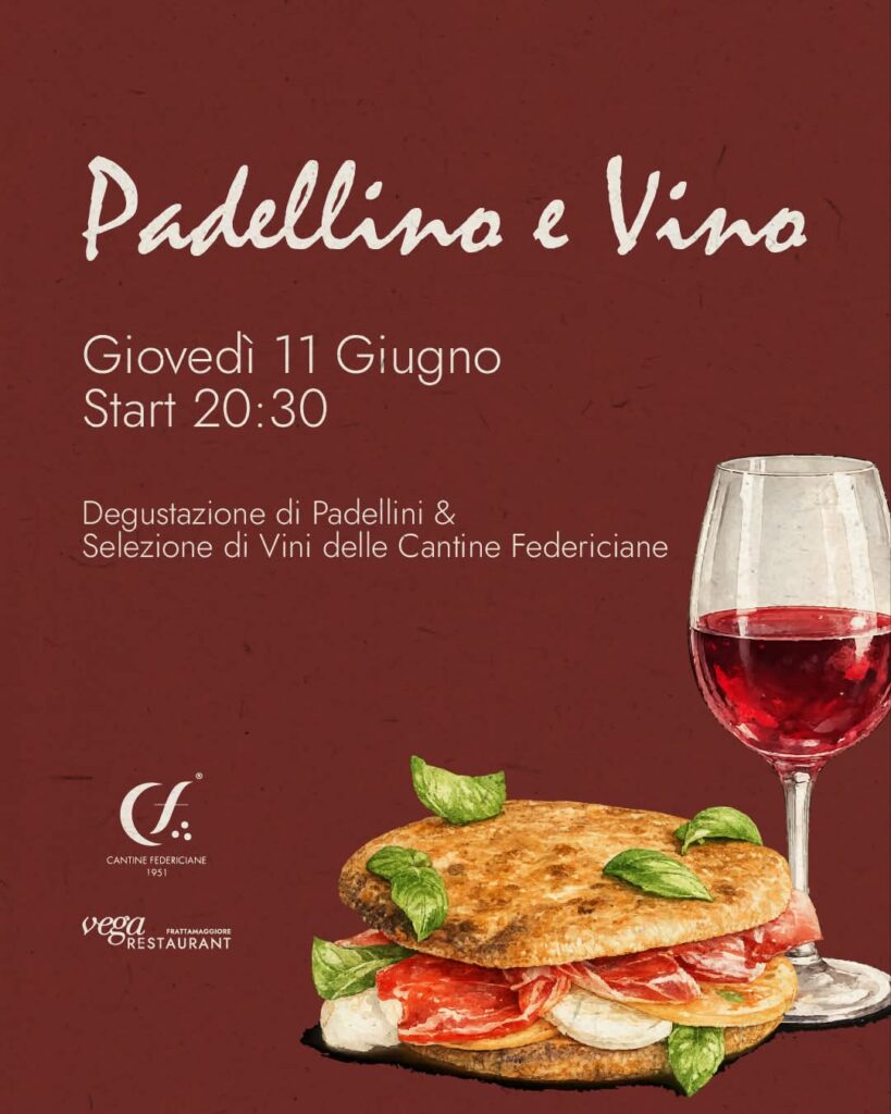 Cena padellini gourmet e vini flegrei al Vega Cafè